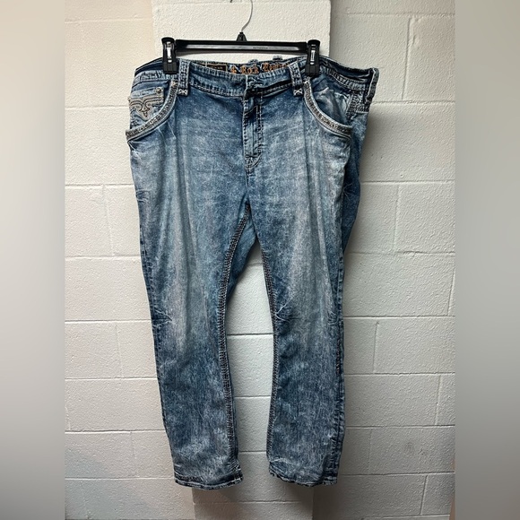 Rock Revival Other - Rock Revival Blue Relaxed Jeans Classic Style. Size 44